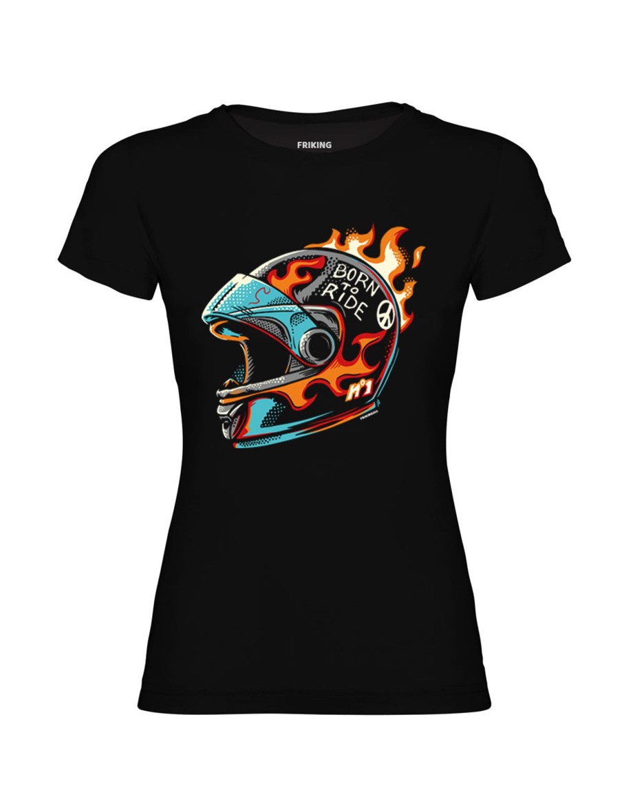 Friking Born To Ride - 302A | Camisetas Mujer