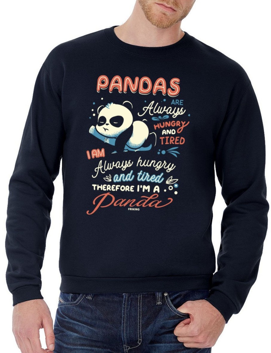 Friking Pandas - 366 | Sudaderas Sin Capucha Uni