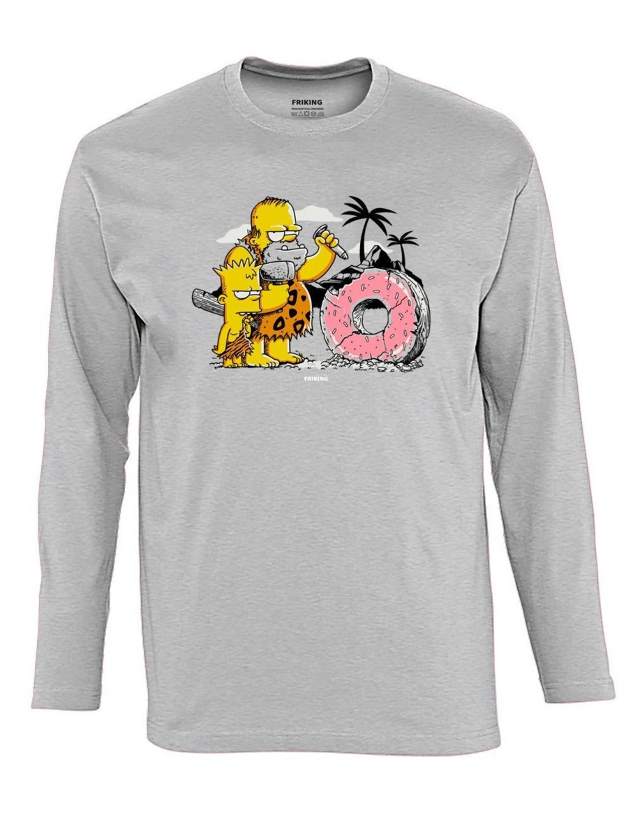 Friking The Donut Invention - 134 | Camisetas Manga Larga Hombre