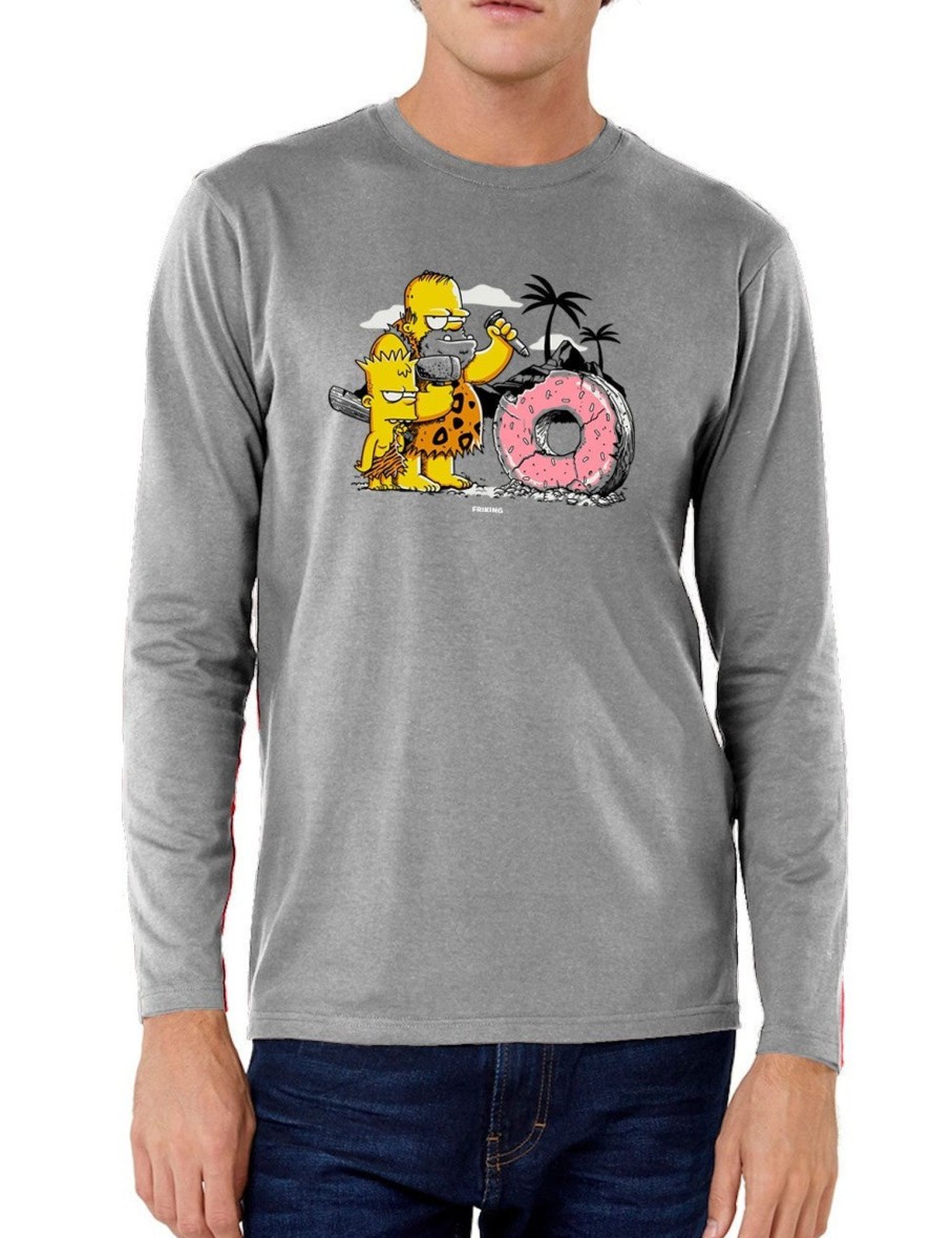 Friking The Donut Invention - 134 | Camisetas Manga Larga Hombre