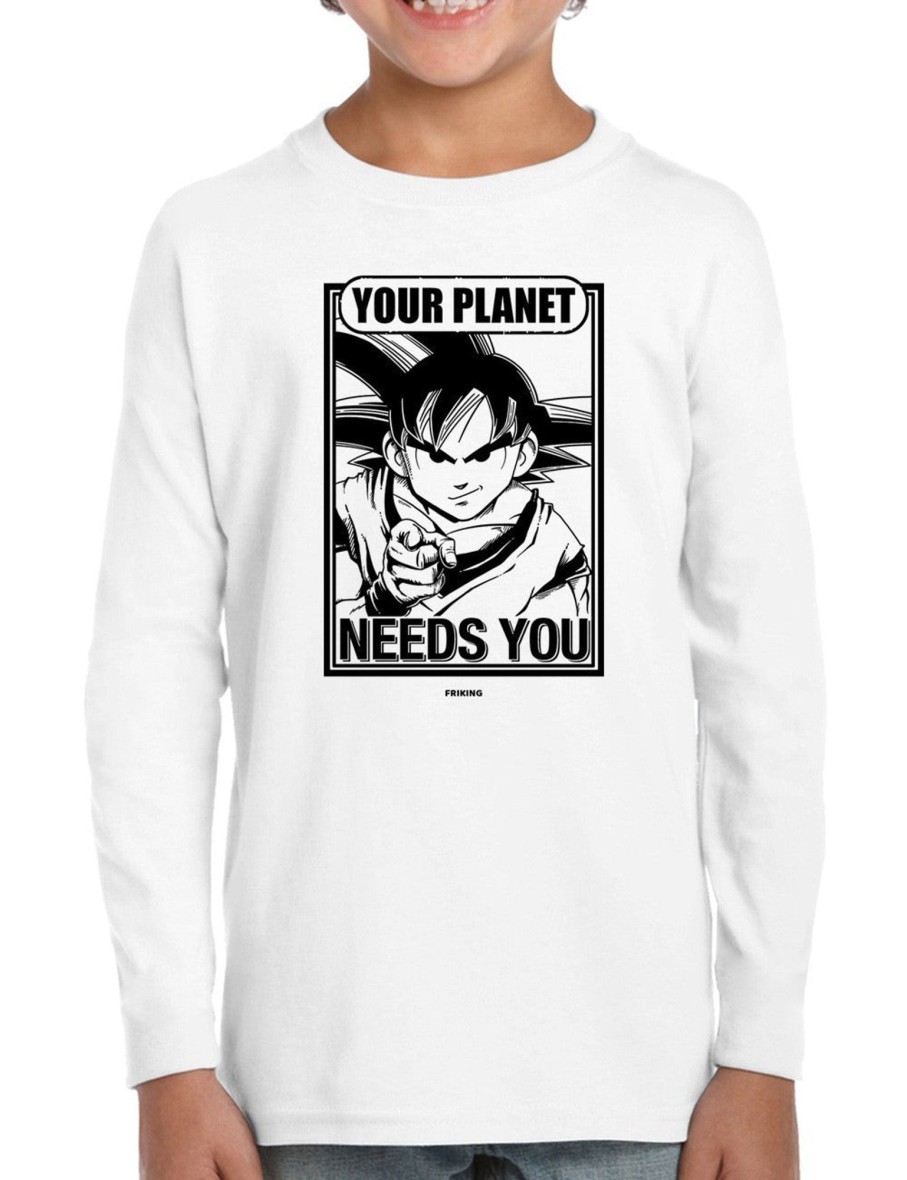 Friking Your Planet Needs You - 37 | Camisetas Manga Larga Nino