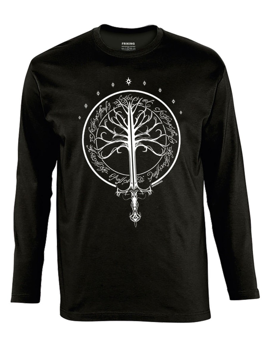 Friking White Tree - 293A | Camisetas Manga Larga Hombre