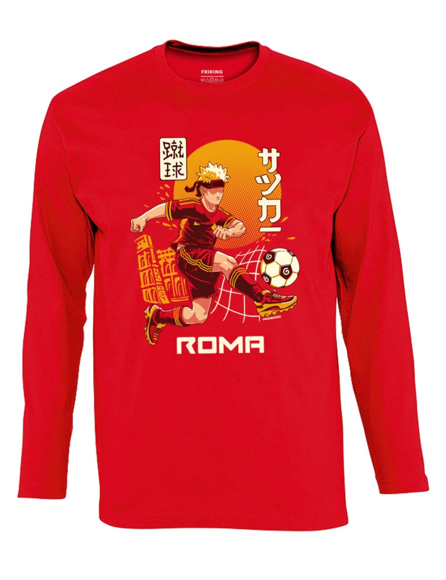 Friking Match Ninja | Camisetas Manga Larga Hombre