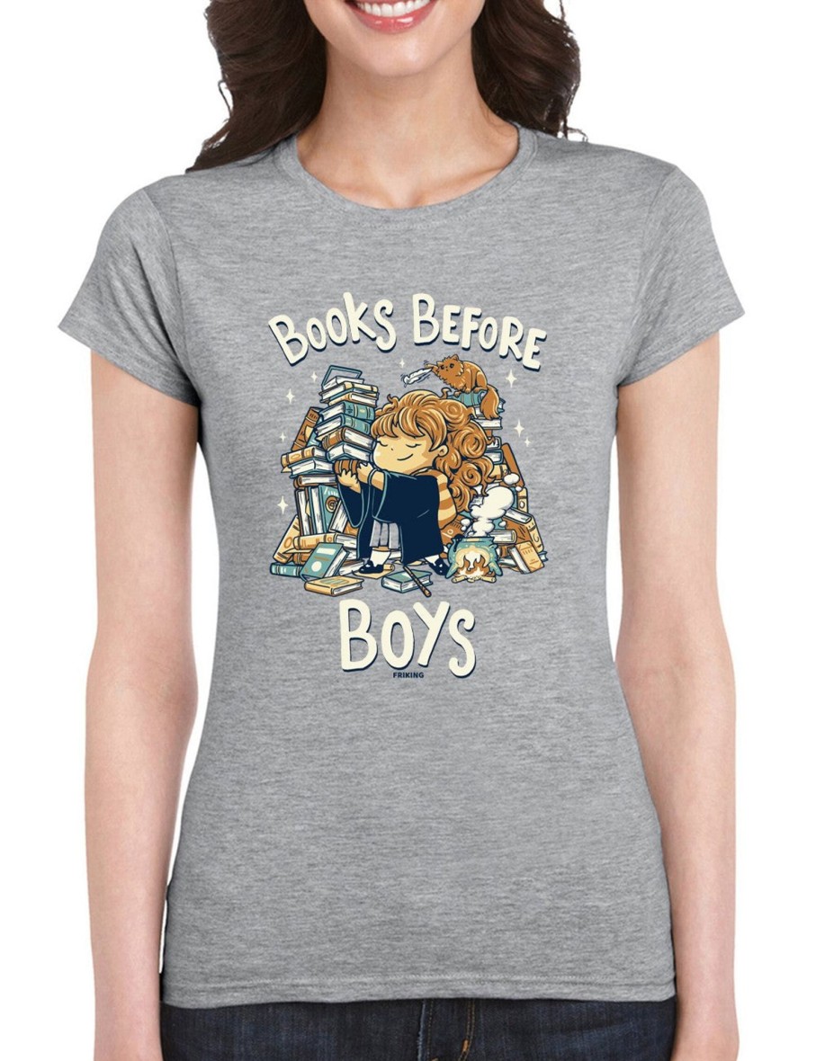 Friking Books Before Boys - 277 | Camisetas Mujer