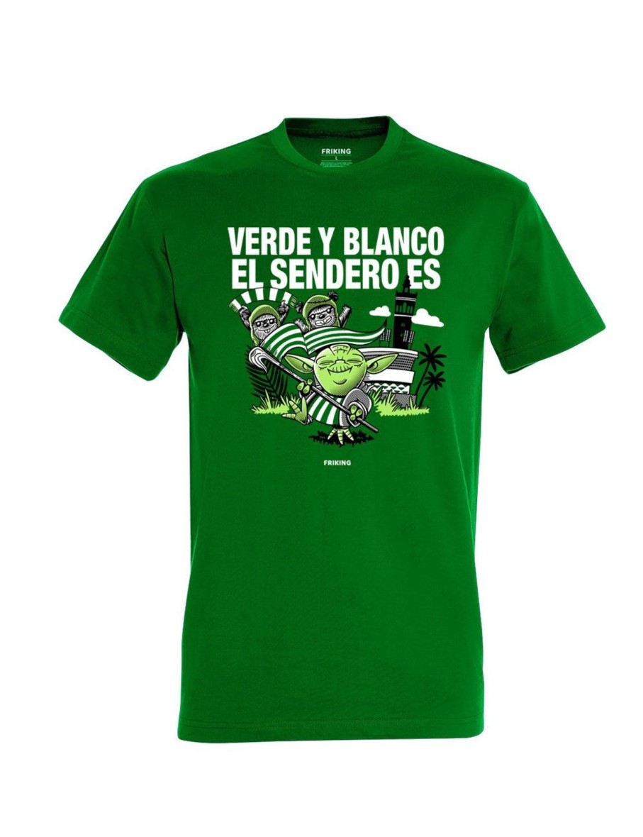 Friking Verde Y Blanco El Sendero Es - 153 | Camisetas Nino