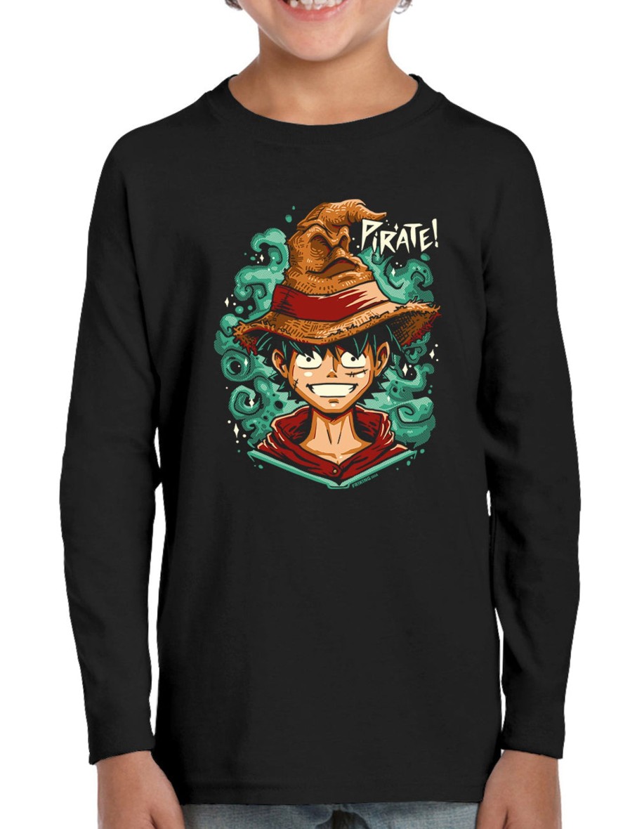 Friking Pirate Hat - 380A | Camisetas Manga Larga Nino