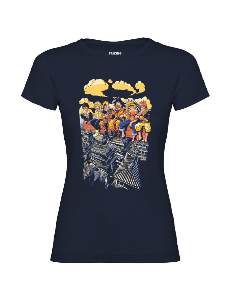 Friking Anime Having Lunch - 619 | Camisetas Mujer