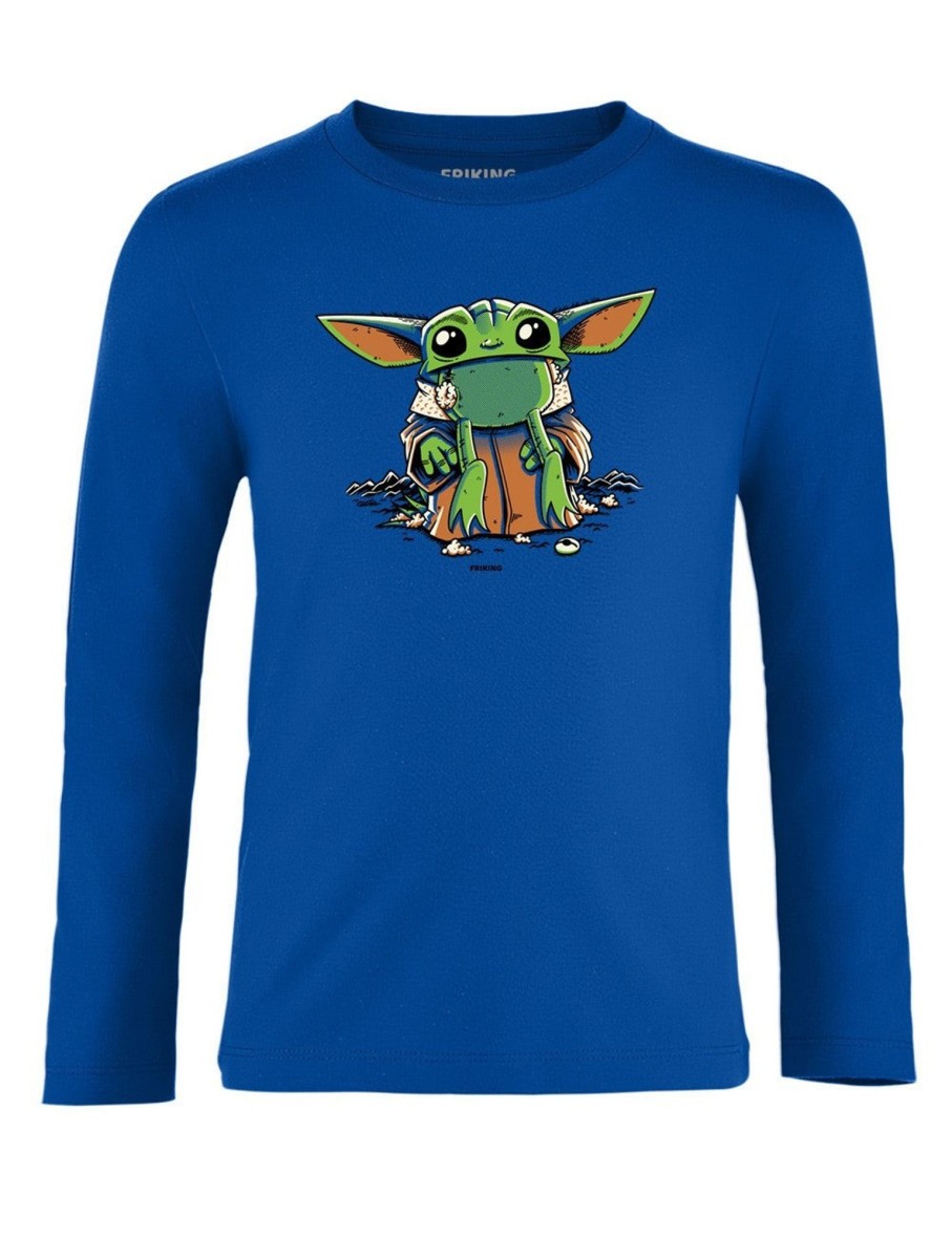 Friking Baby Alien Frog - D 159 | Camisetas Manga Larga Nino