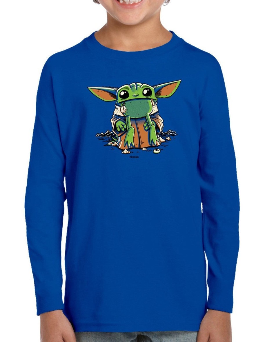 Friking Baby Alien Frog - D 159 | Camisetas Manga Larga Nino