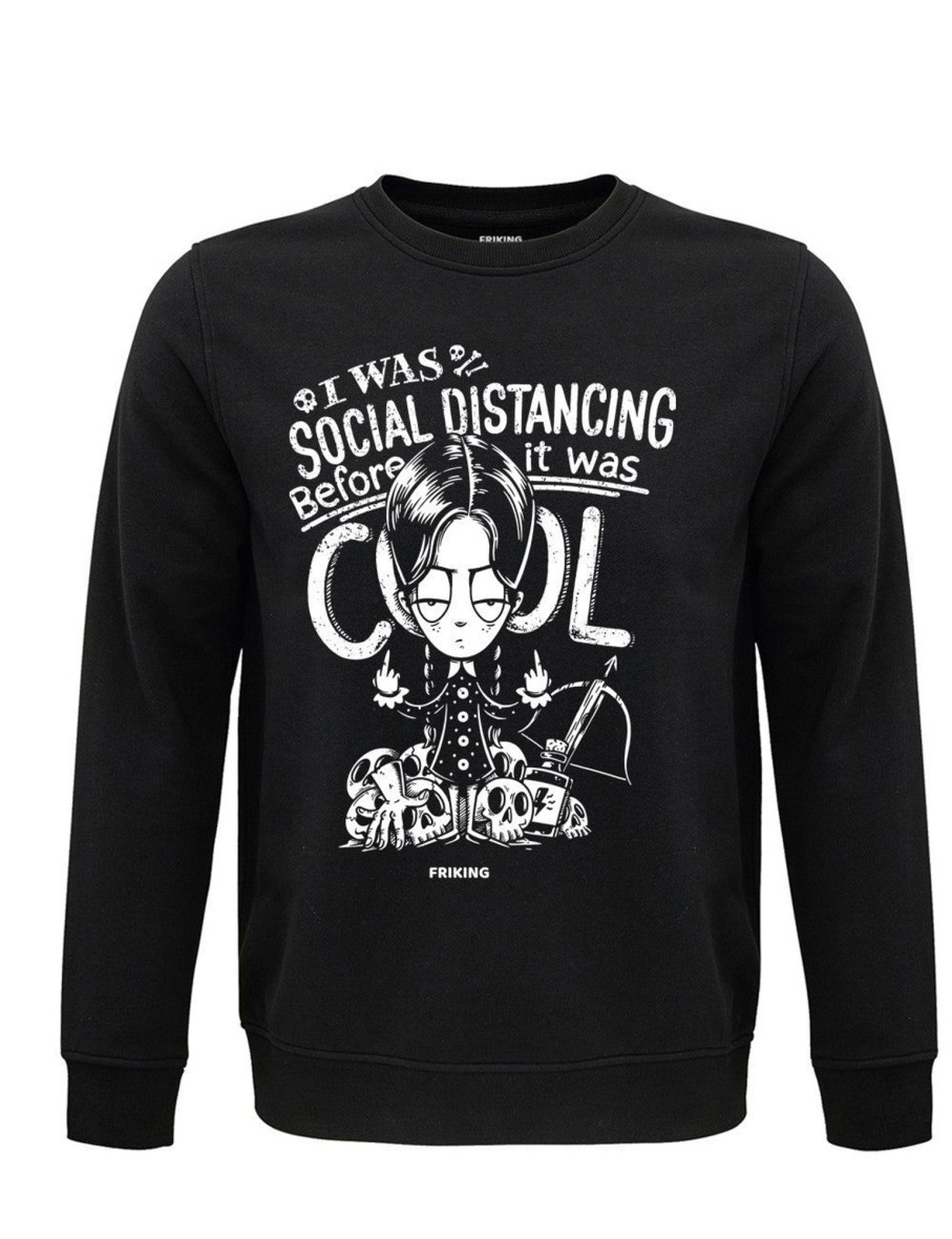 Friking I Was Social Distancing - 146 | Sudaderas Sin Capucha Nino