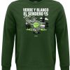 Friking Verde Y Blanco El Sendero Es - 153 | Sudaderas Sin Capucha Uni