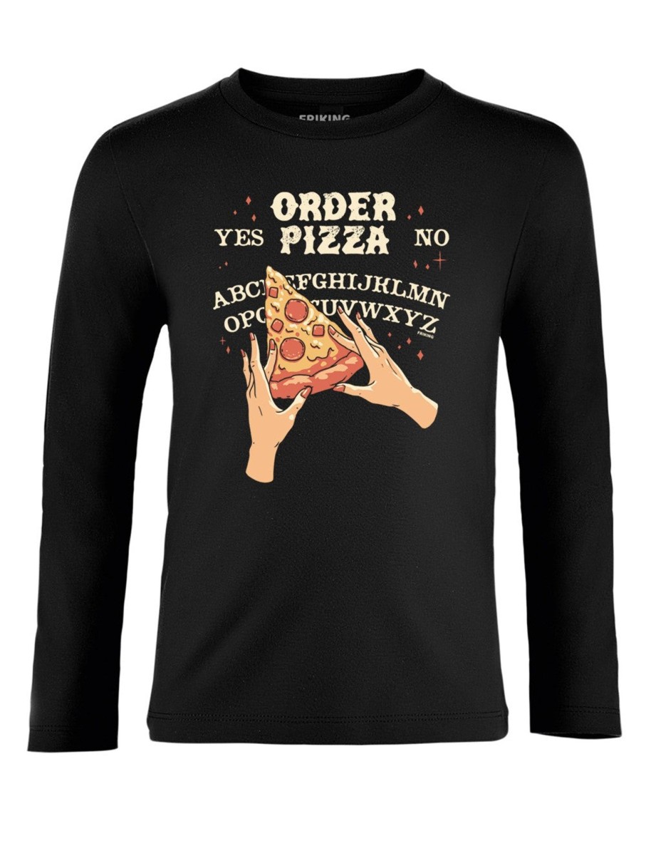 Friking Order Pizza - 443 | Camisetas Manga Larga Nino