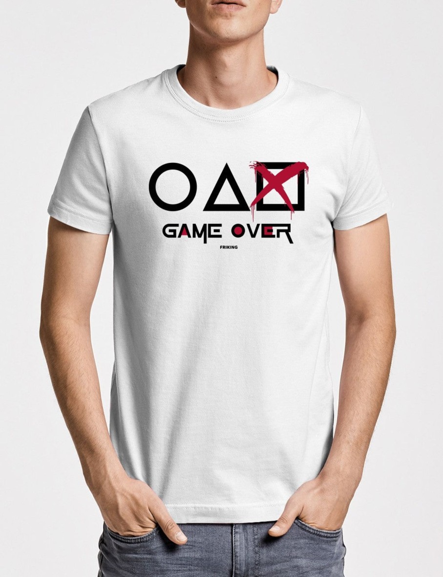 Friking Game Over Squid - 261 | Camisetas Hombre