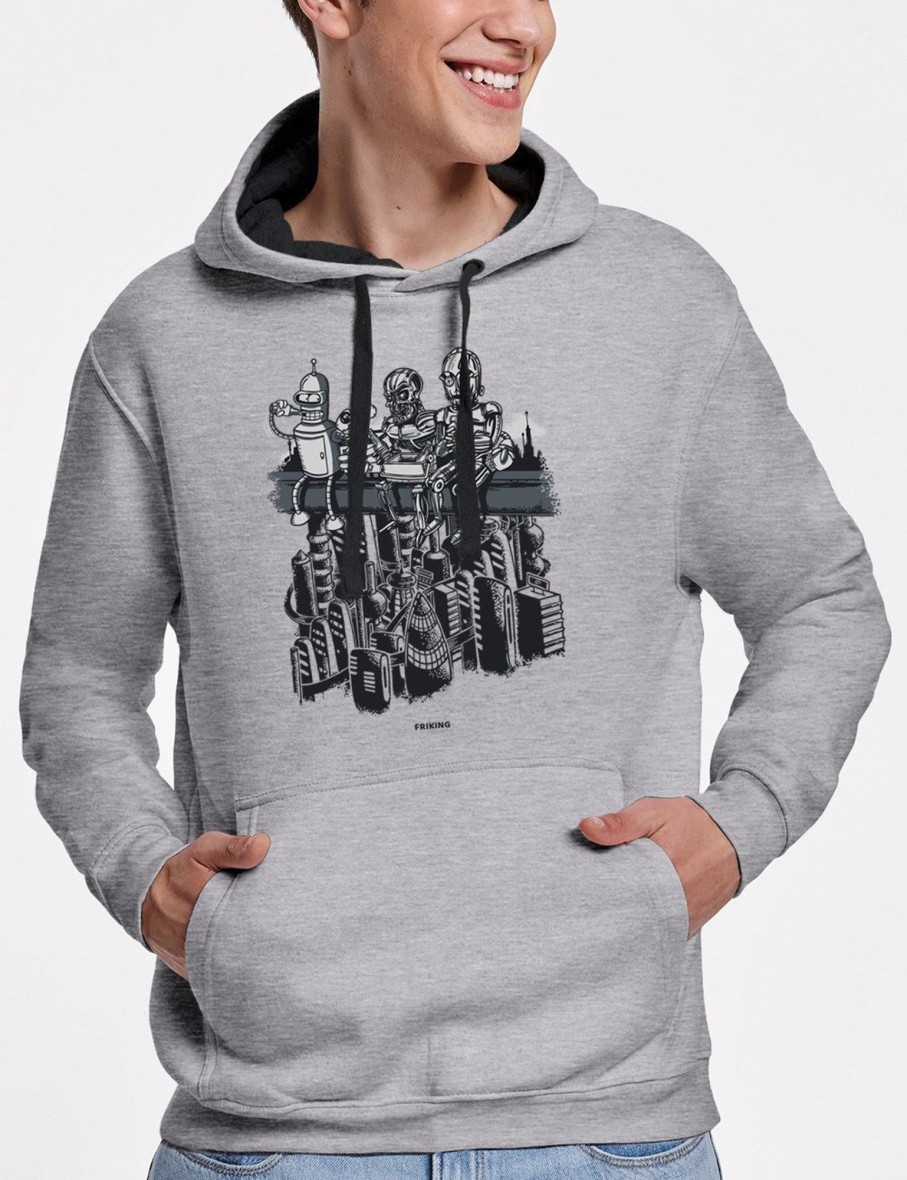 Friking Builder Robots - 97 | Sudaderas Con Capucha Uni