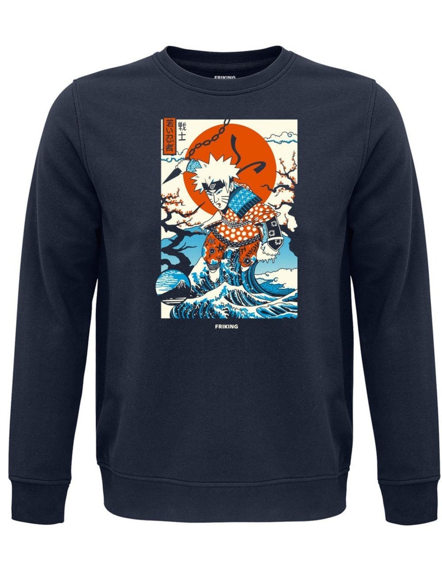 Friking Ukiyo-E Ninja - 92 | Sudaderas Sin Capucha Uni