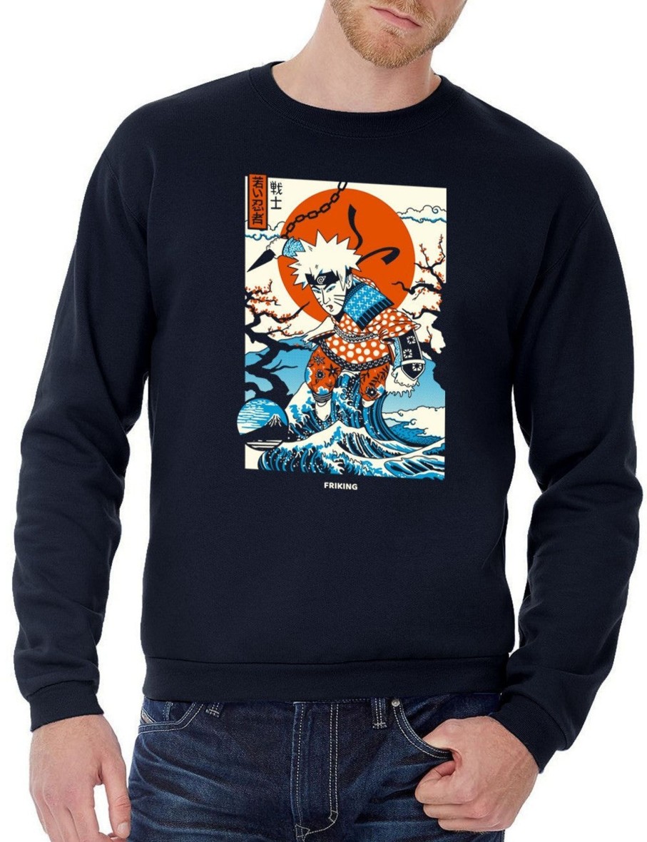 Friking Ukiyo-E Ninja - 92 | Sudaderas Sin Capucha Uni