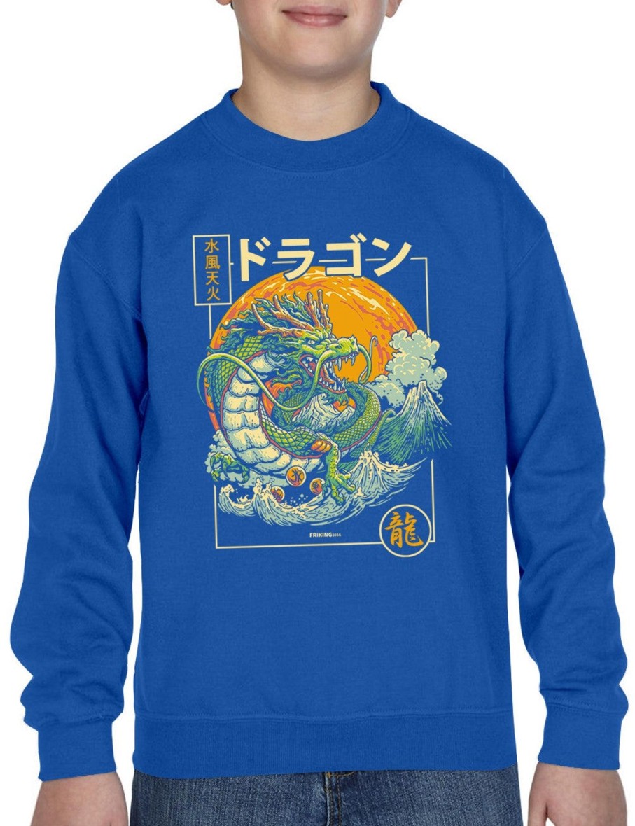 Friking Dragon Sun - 355A | Sudaderas Sin Capucha Nino