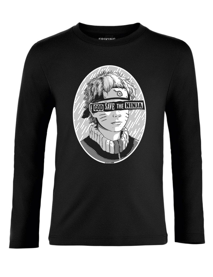 Friking God Save The Ninja - 205A | Camisetas Manga Larga Nino