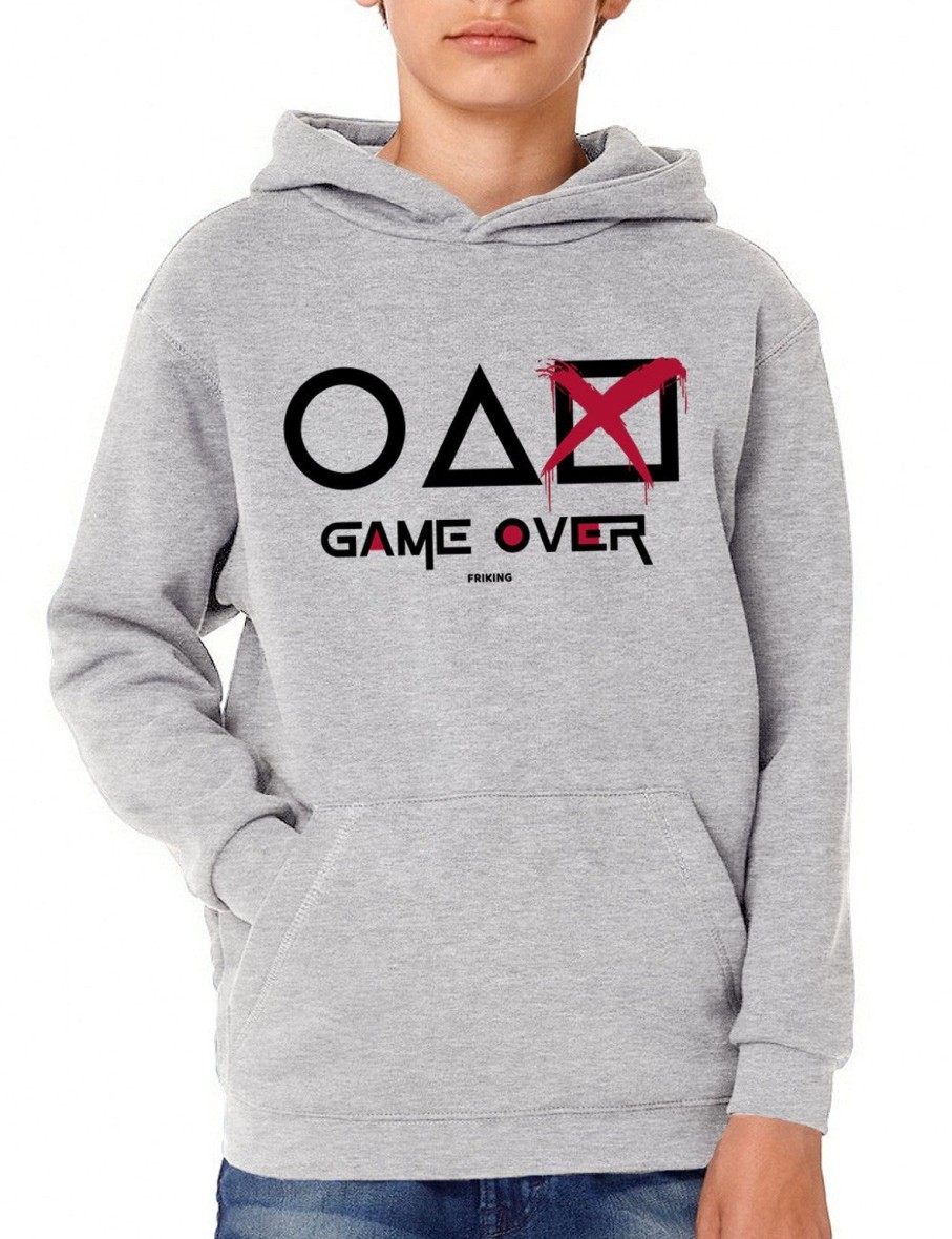 Friking Game Over Squid - 261 | Sudaderas Con Capucha Nino