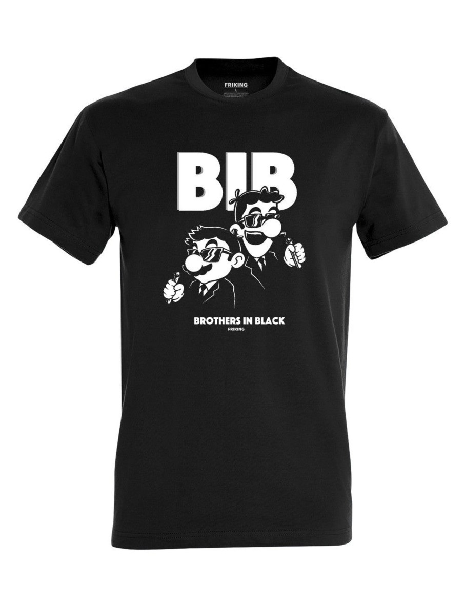 Friking Brothers In Black | Camisetas Tallas Grandes