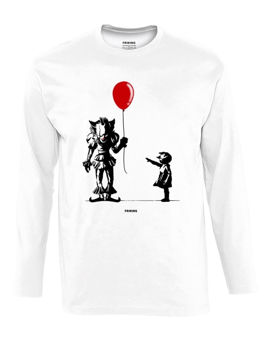 Friking Clown Graffiti - 33 | Camisetas Manga Larga Hombre