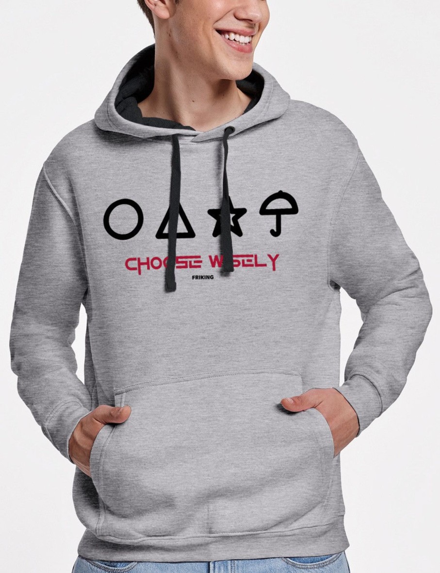 Friking Choose Wisely - 260 | Sudaderas Con Capucha Uni