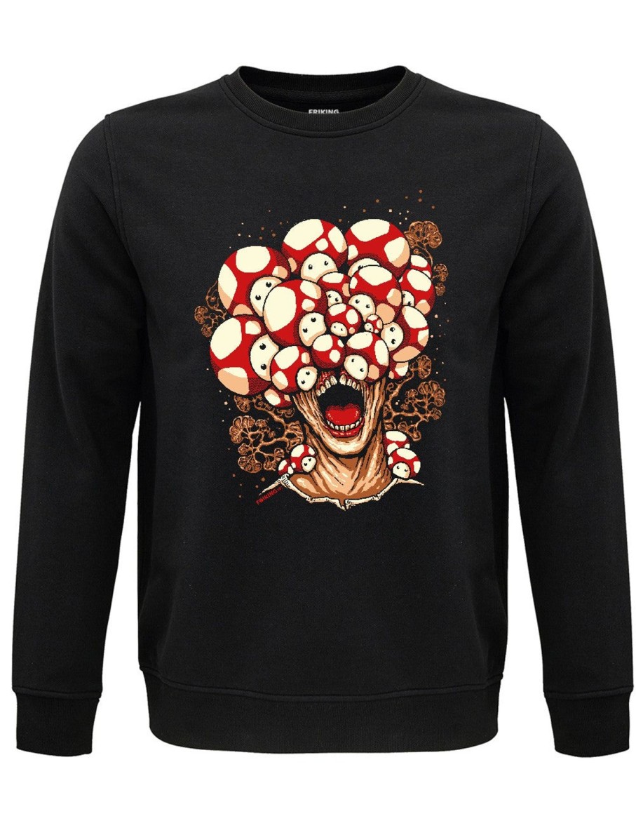 Friking Fungus Face - 657 | Sudaderas Sin Capucha Uni