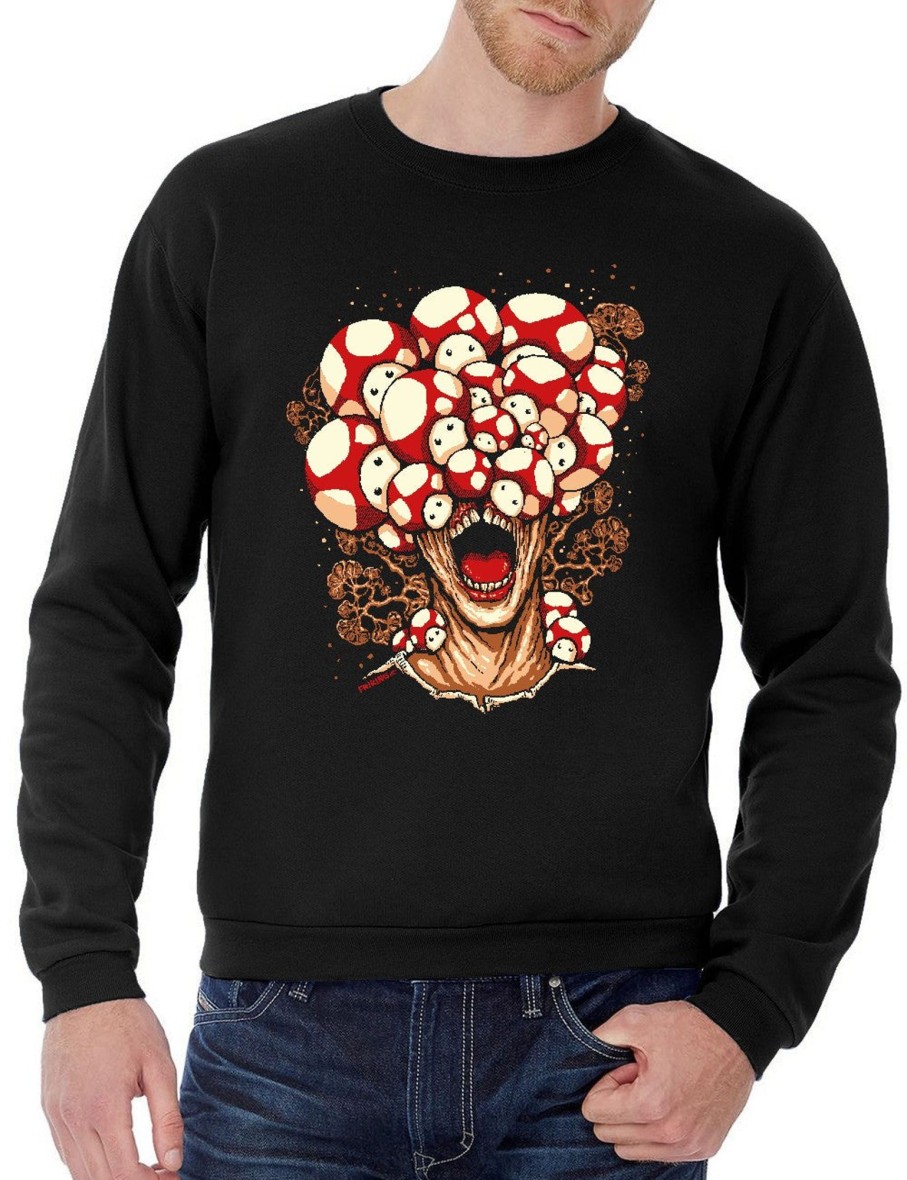 Friking Fungus Face - 657 | Sudaderas Sin Capucha Uni