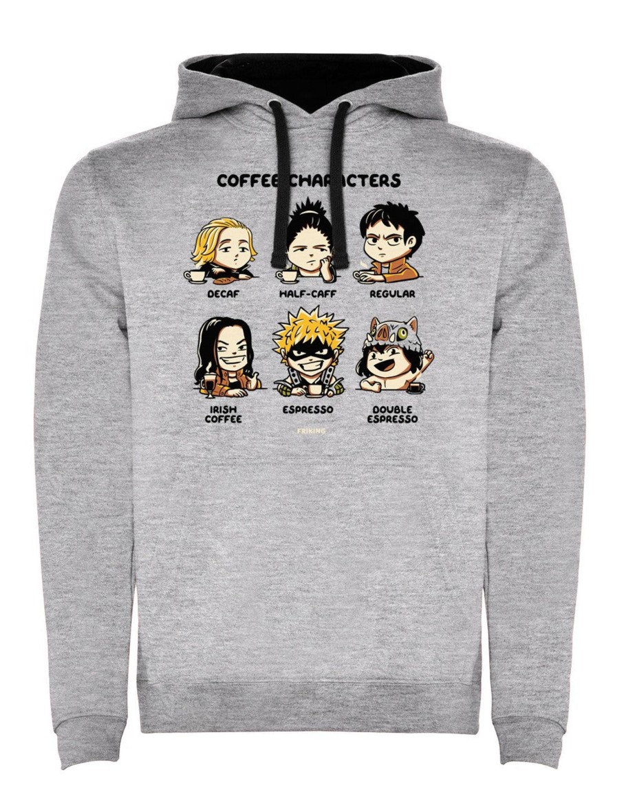 Friking Coffee Characters - 368 | Sudaderas Con Capucha Uni