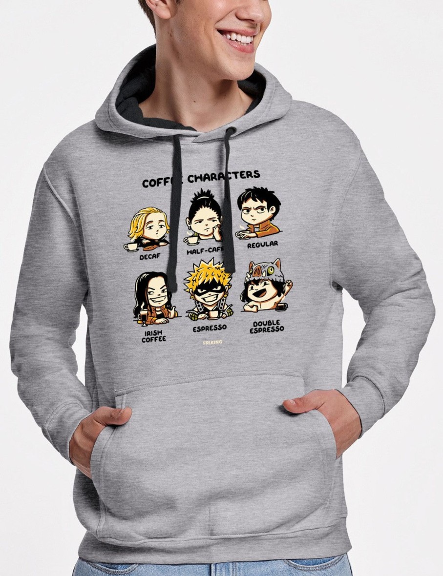 Friking Coffee Characters - 368 | Sudaderas Con Capucha Uni