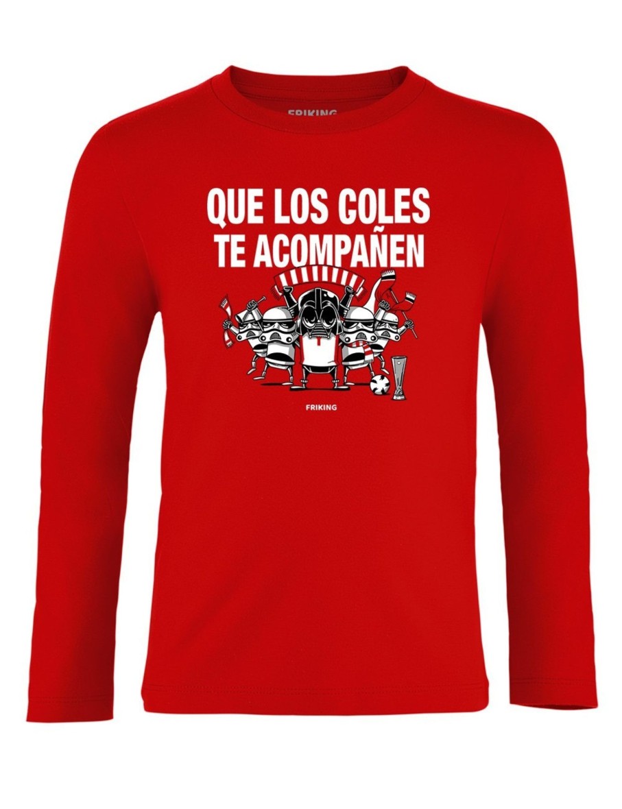 Friking Que Los Goles Te Acompanen - 204 | Camisetas Manga Larga Nino