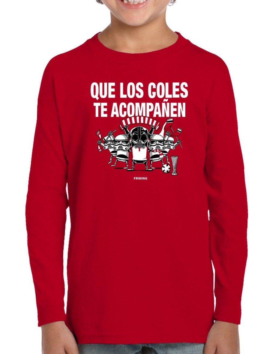 Friking Que Los Goles Te Acompanen - 204 | Camisetas Manga Larga Nino