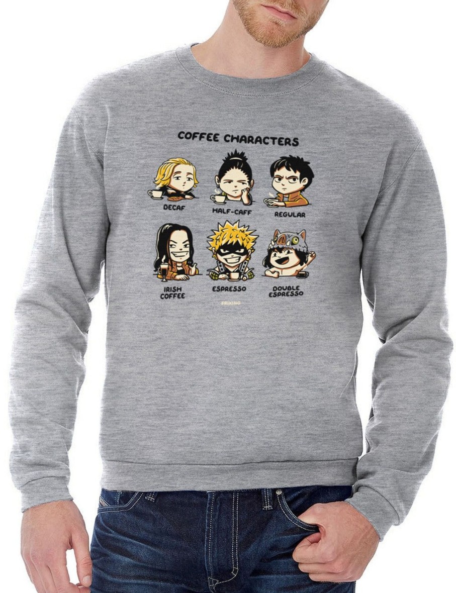 Friking Coffee Characters - 368 | Sudaderas Sin Capucha Uni