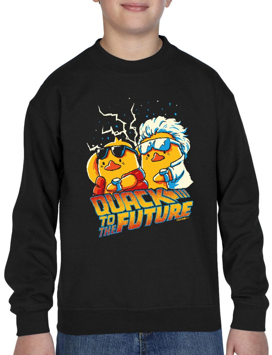 Friking Quack To The Future - 217A | Sudaderas Sin Capucha Nino