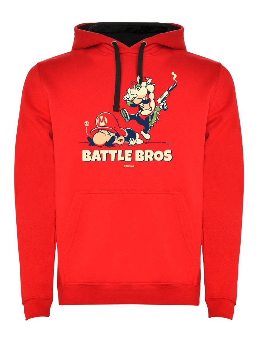 Friking Battle Bros - 199 | Sudaderas Con Capucha Uni