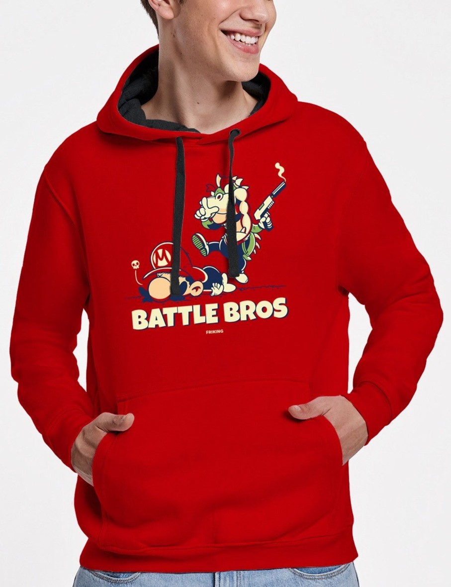 Friking Battle Bros - 199 | Sudaderas Con Capucha Uni