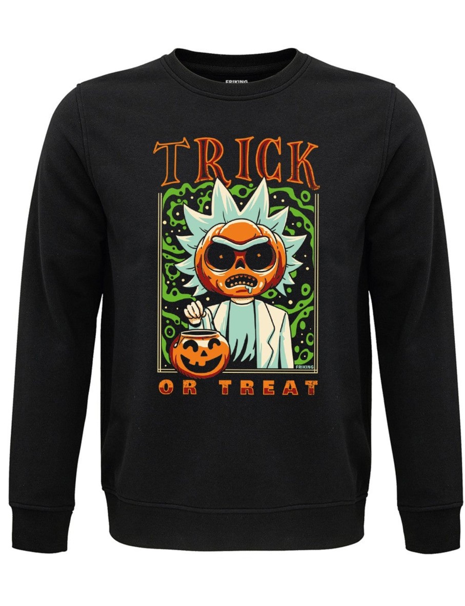 Friking Trick Or Treat - 477 | Sudaderas Sin Capucha Uni