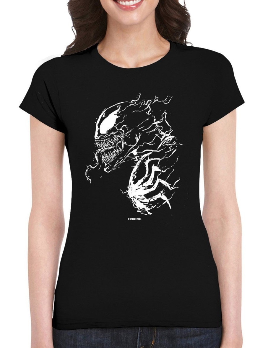 Friking Black Alien - 95 | Camisetas Mujer