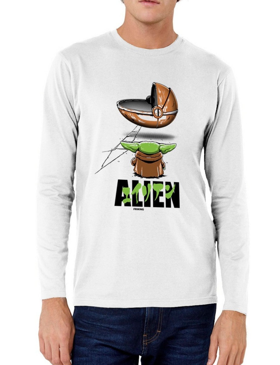 Friking Alien Cradle - 162 | Camisetas Manga Larga Hombre